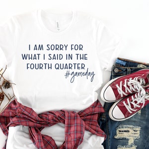 Sorry voor wat ik zei svg, voetbal svg, voetbalshirt, SVG Files voor Cricut, Silhouette SVG, Cut Files, Instant Download