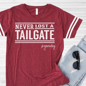 Never Lost a Tailgate svg, football svg, football shirt, SVG Files for Cricut,  Silhouette SVG, Cut Files, Instant Download