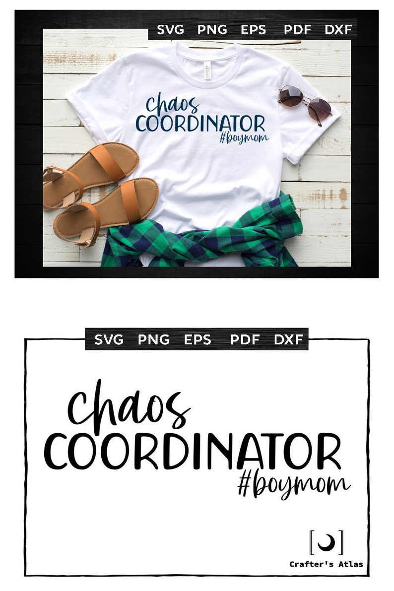 Download Funny Mom svg Chaos Coordinator Boy Mom Mom Life svg Mom ...