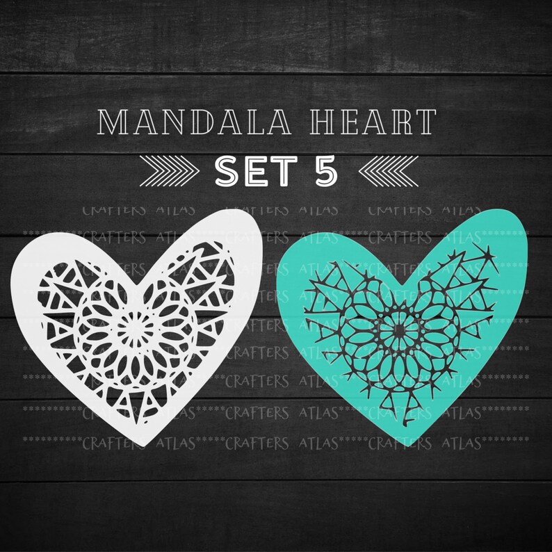 Free Free 290 Heart Mandala Cricut SVG PNG EPS DXF File