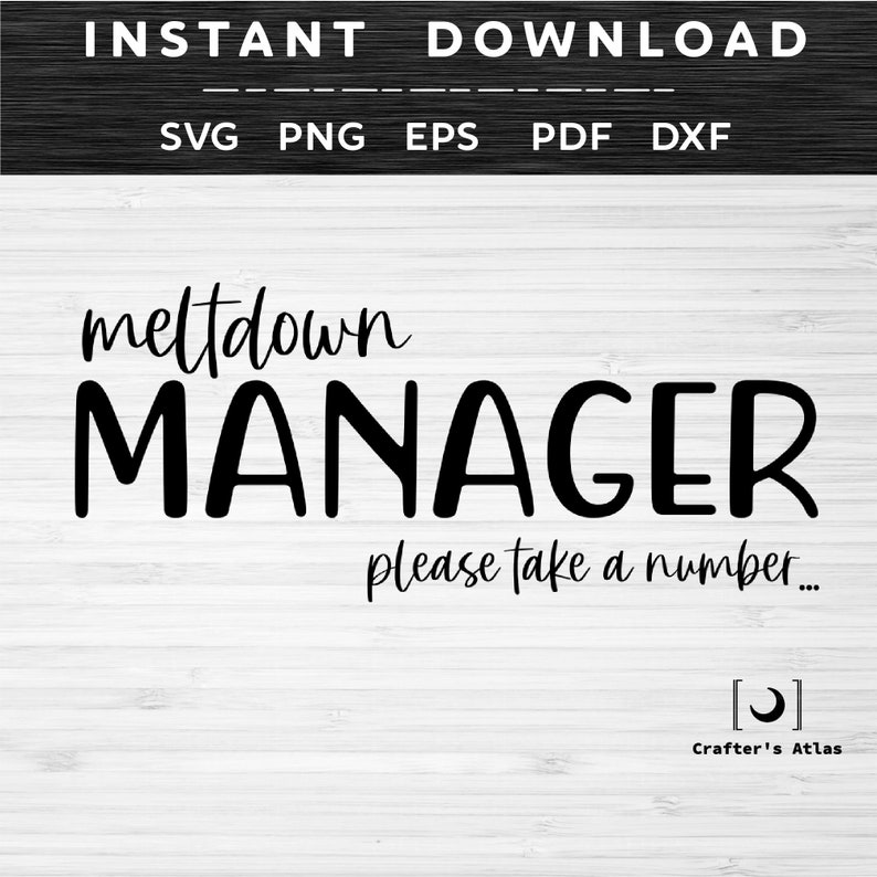 Download Funny Mom svg Meltdown Manager Boy Mom Mom Life svg SVG | Etsy
