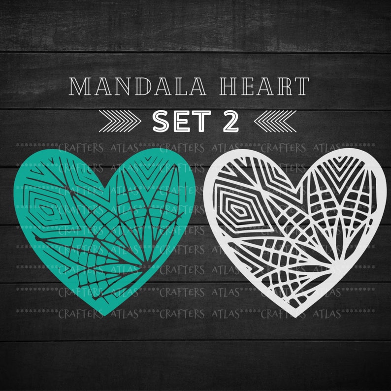 Free Free 290 Heart Mandala Cricut SVG PNG EPS DXF File