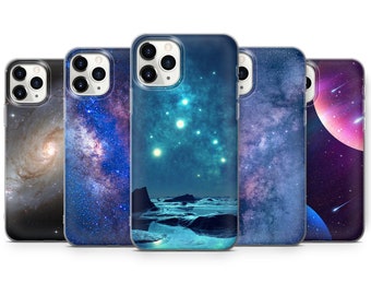 fits for Galaxy Space And Stars Phone Case fits for iPhone SE, 6, 7, 8+, XS, XR, 11, 12 Pro, fits for Galaxy S9, S10, S20, A20e, A51, A70
