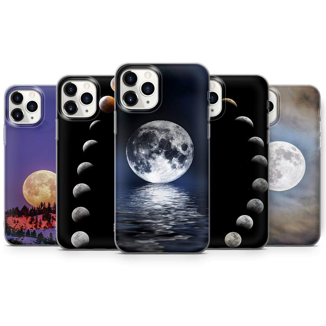 Iphone Rx Fake Moon The Moon Phases Phone Case Fits for iPhone SE, 6, 7, 8+, XS, XR, 11, 12 ...