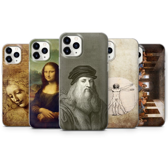 Buy Leonardo Da Vinchi Mona Lisa Last Supper Phone Case iPhone SE, 6, 7, 8,  XS, XR, 11, 12 Pro, Fits for Galaxy S9, S10, S20, A20e, A51, A70 Online in  India - Etsy