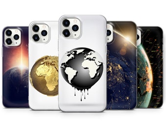 Globe Oil Gold Phone Case fits for iPhone SE, 6, 7, 8+, XS, XR, 11, 12 Pro, fits for Galaxy S9, S10, S20, A20e, A51, A70
