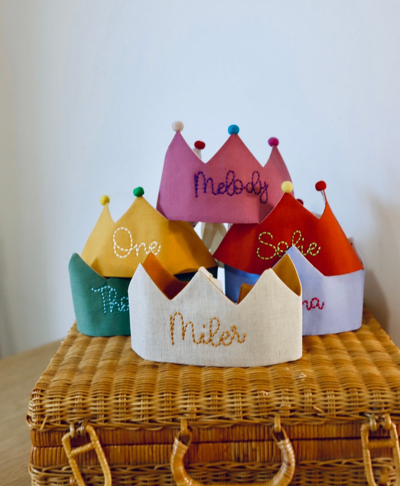 Girls birthday crown, name crown, birthday crown, personalised kids crown, birthday accessory ,princess crown image 4