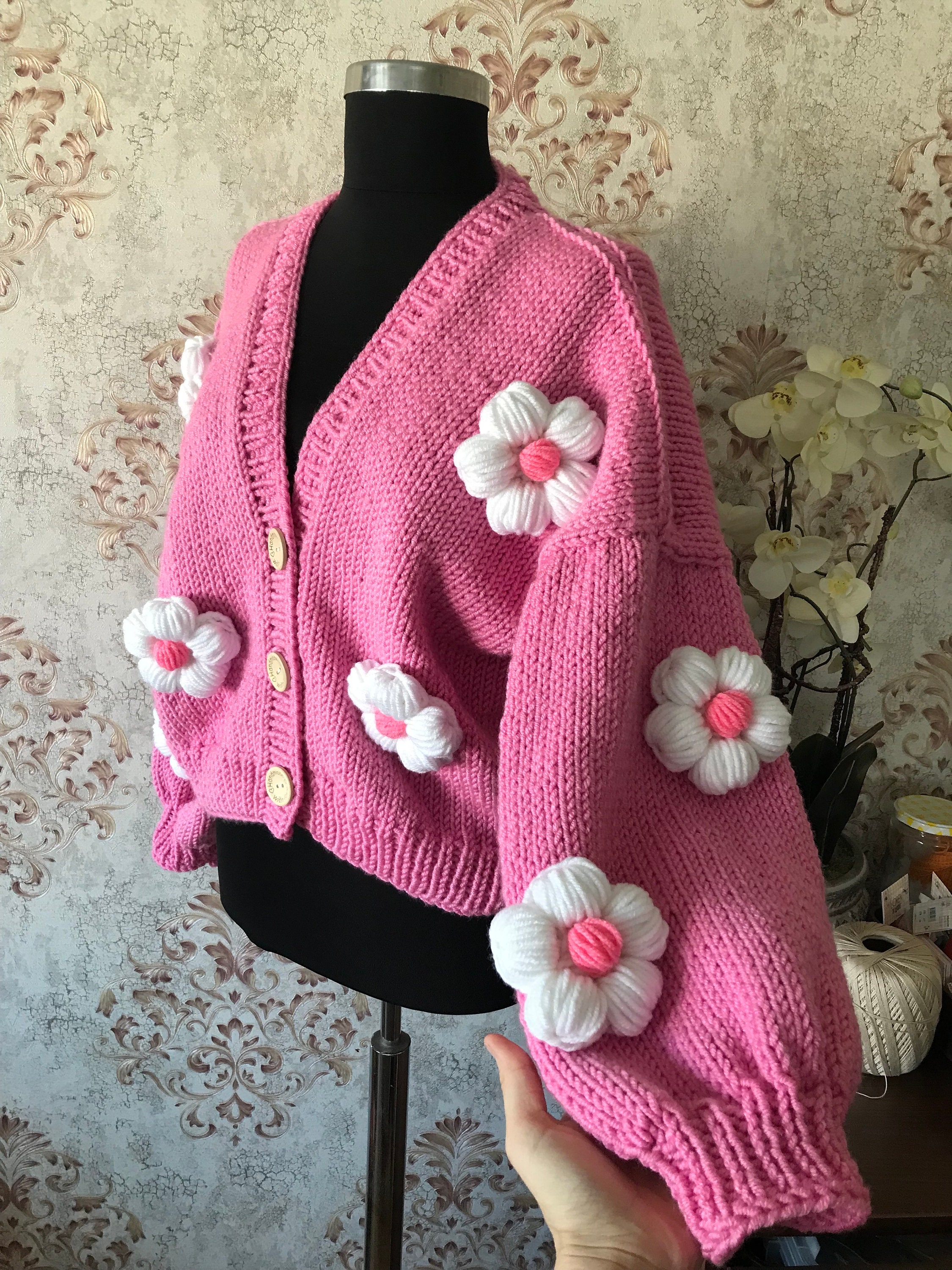 トップス TTTmsw Flower Jacquard Knit Cardigan TTT MSW Flower Jacquard Knit Cardigan
