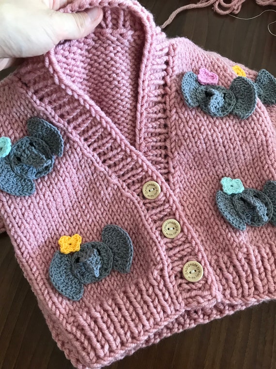 Elephant cardigan new arrivals