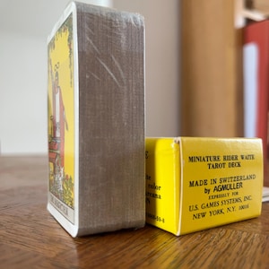 SEALED vintage Rider Waite Tarot mini