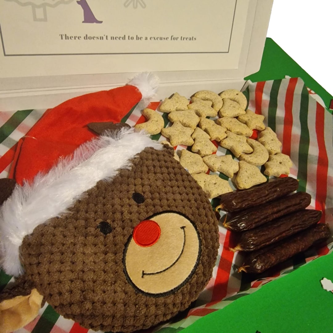 Dog Christmas Gift Box / Dog Christmas Gifts / Dog Christmas Etsy UK