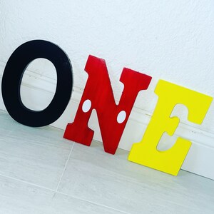 Mickey Mouse 3D Letters
