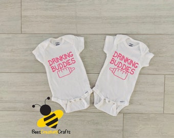 Drinking Buddies Onesies