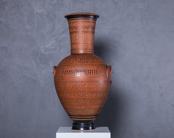 Ancient Greek funerary vessel, Funerary Vase,Geometric Period,Dipylon Amphora,Ancien Greek Vessel,Athens Archeological Museum,Luxury pottery