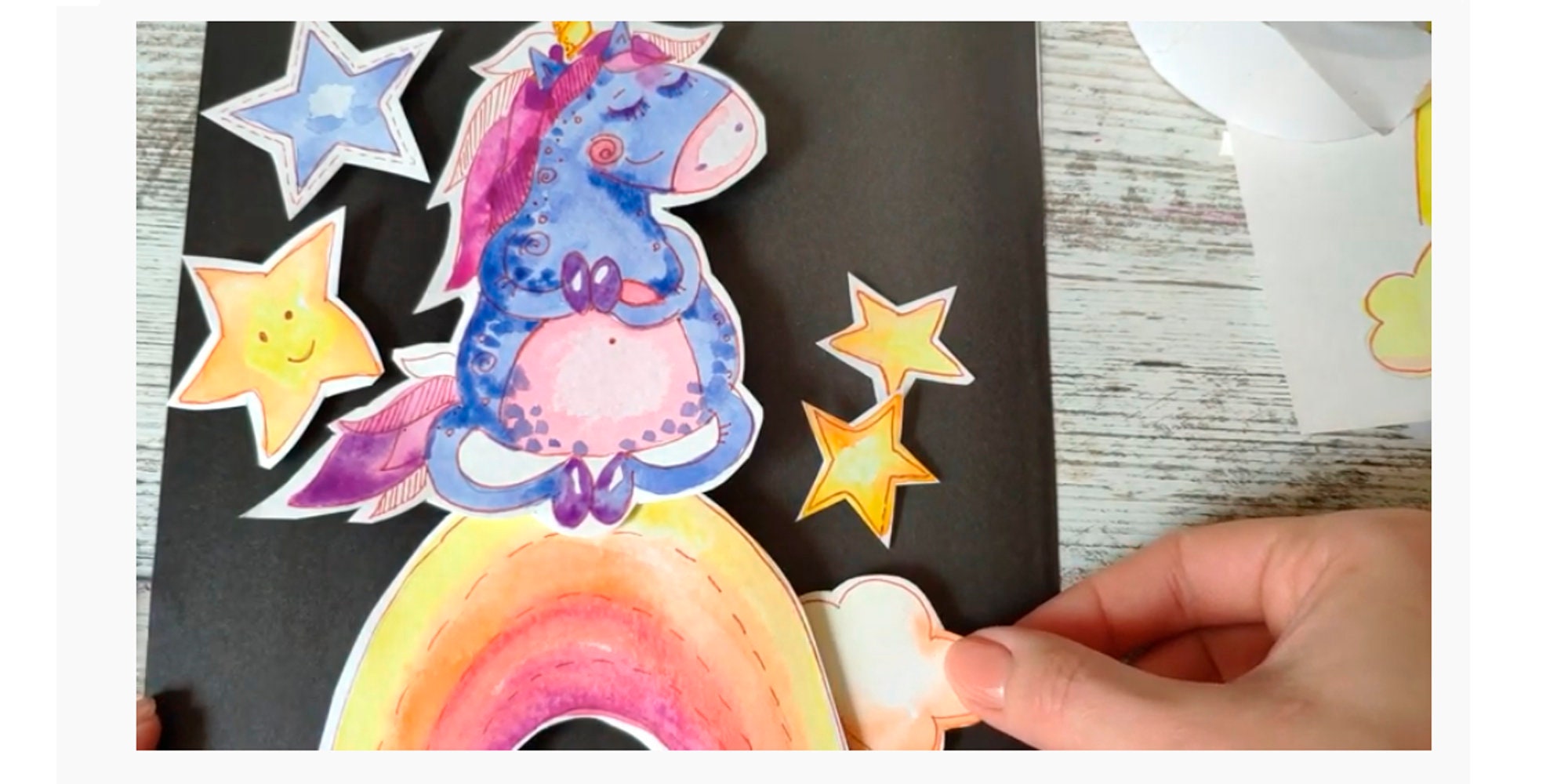 Video Tutorial Step by Step unicorn Art Tutorial Etsy
