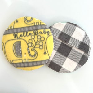 Hello Baby elephant SnuggleSafe Heatpad cover   |   handmade - fleece cover with lining