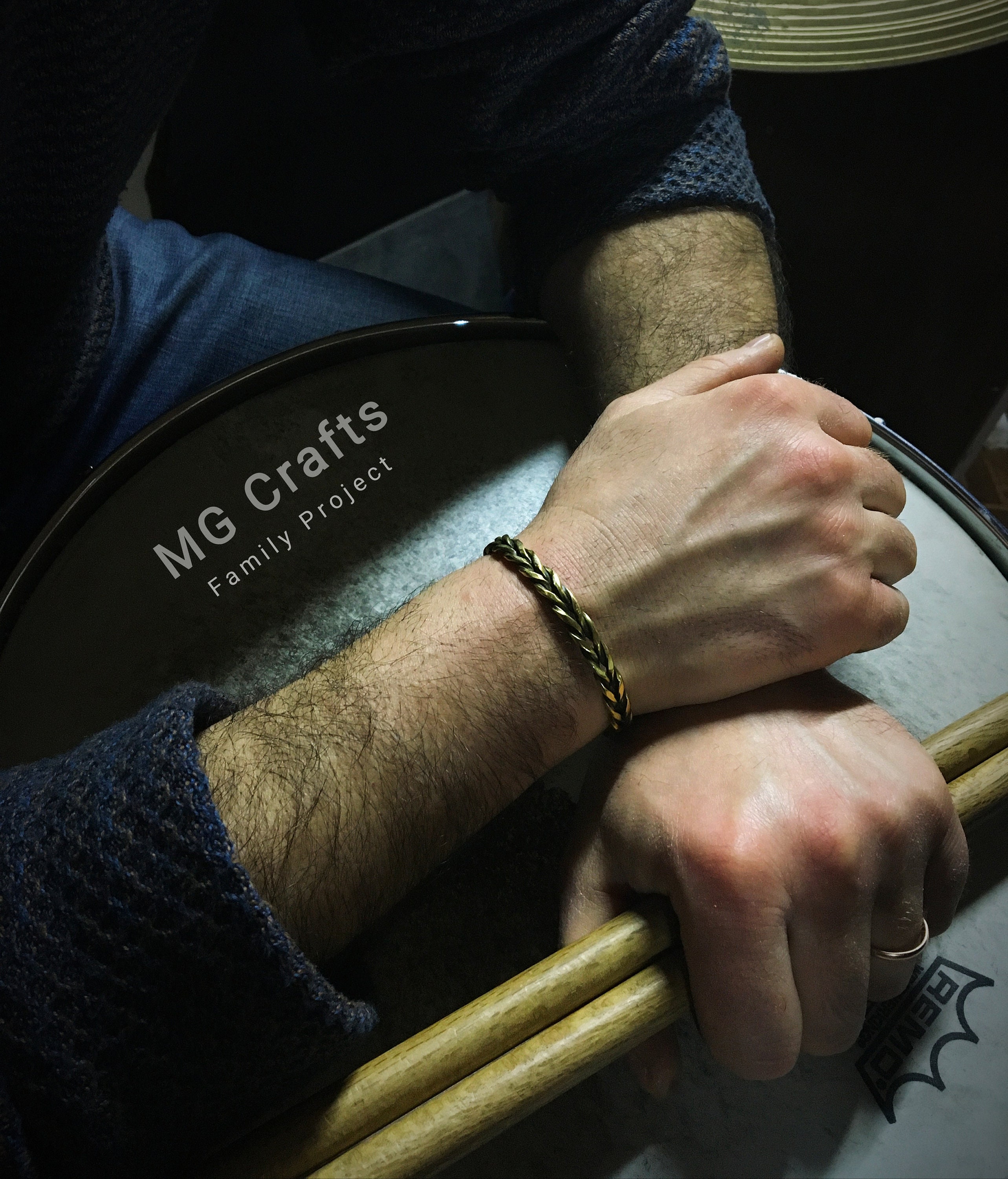 Viking Heavy Arm Ring Set Nordic Torc Solid Brass Norce Bangle Etsy UK