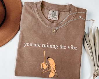 You Are Ruining The Vibes Shirt, Marcus The Worm Shirt, Brain Rot shirt, Robert Help Marcus The Worm Ugly shirt