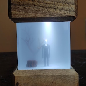 S.lenderman Night Lamp, Horror Movie Night Light, Home Decor, Gift For Boyfriend