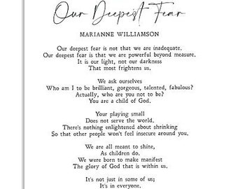 Our Deepest Fear Etsy