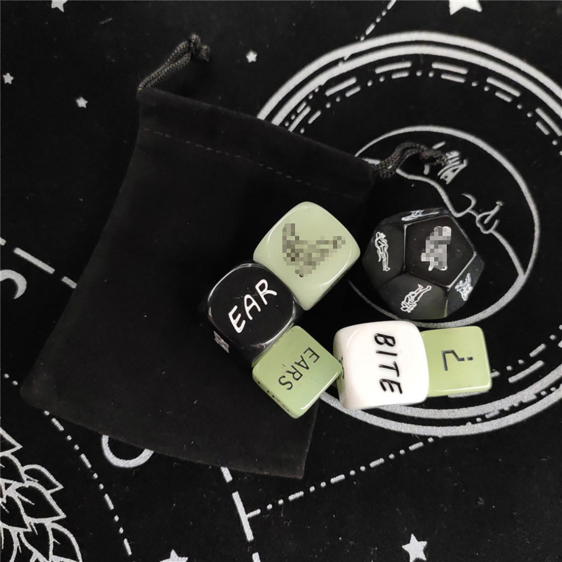 6PCS Naughty Dice Setglow Fun Diceadult Dicegame Dice for Etsy