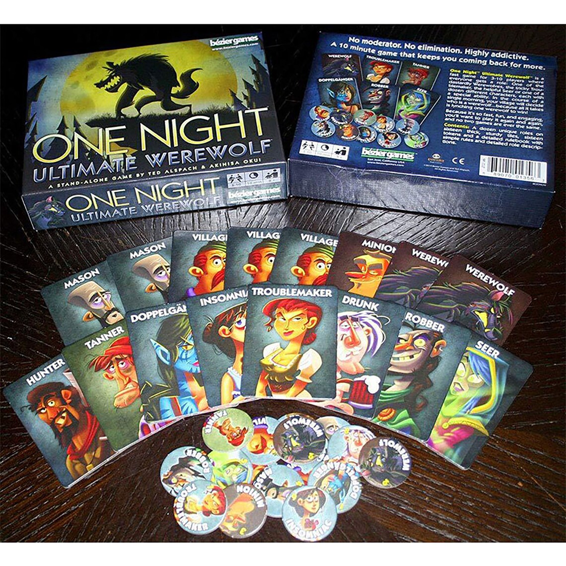 Card Games Werewolf Killing Board Game Cards Exploration | Etsy