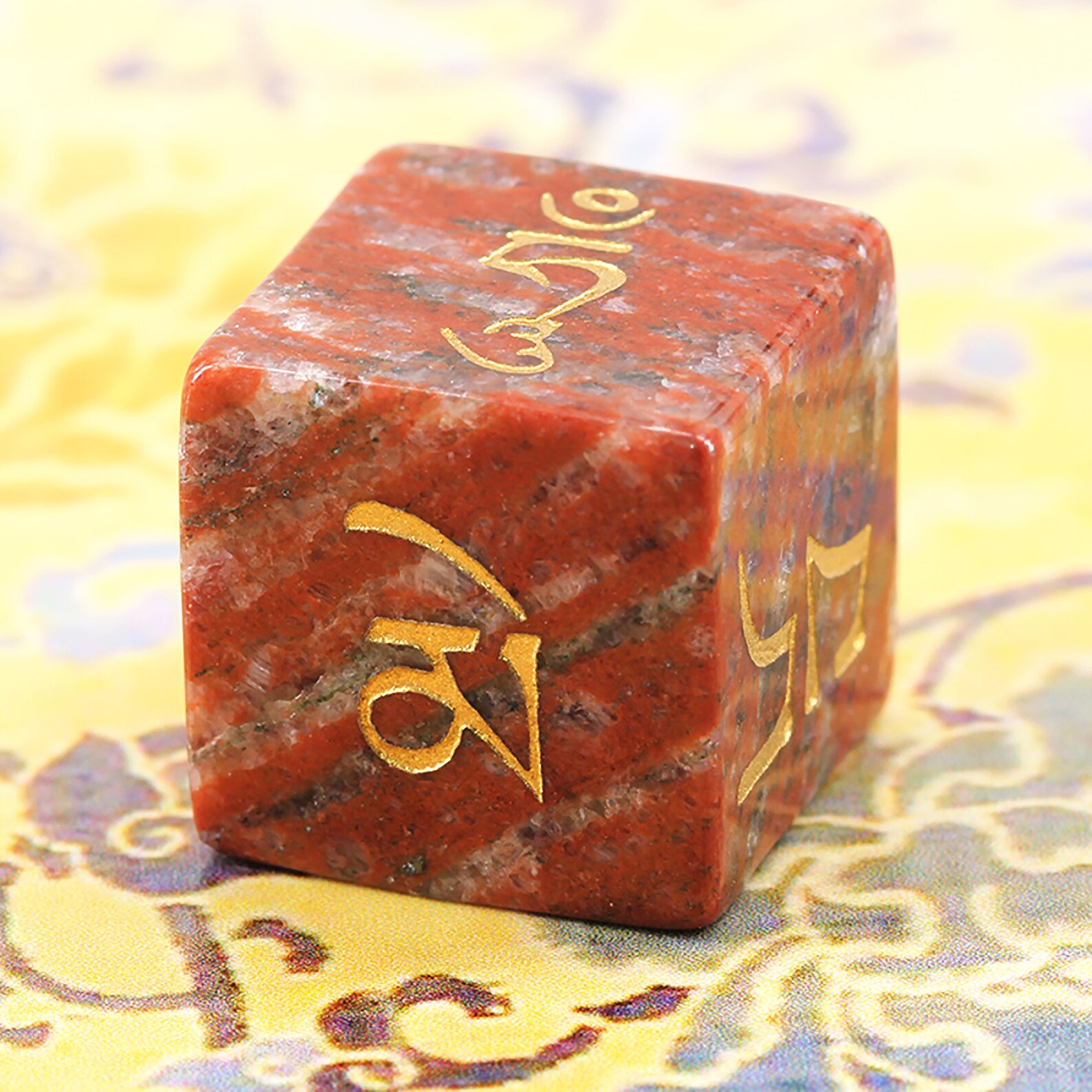 D6 Gemstone Tibetan DiceGem Mo DiceRune Divination Etsy