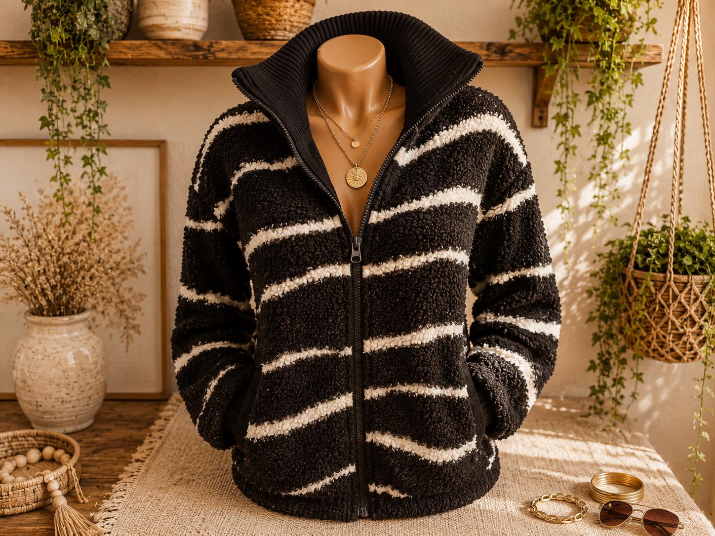 Vintage Zebra Jacket - Etsy