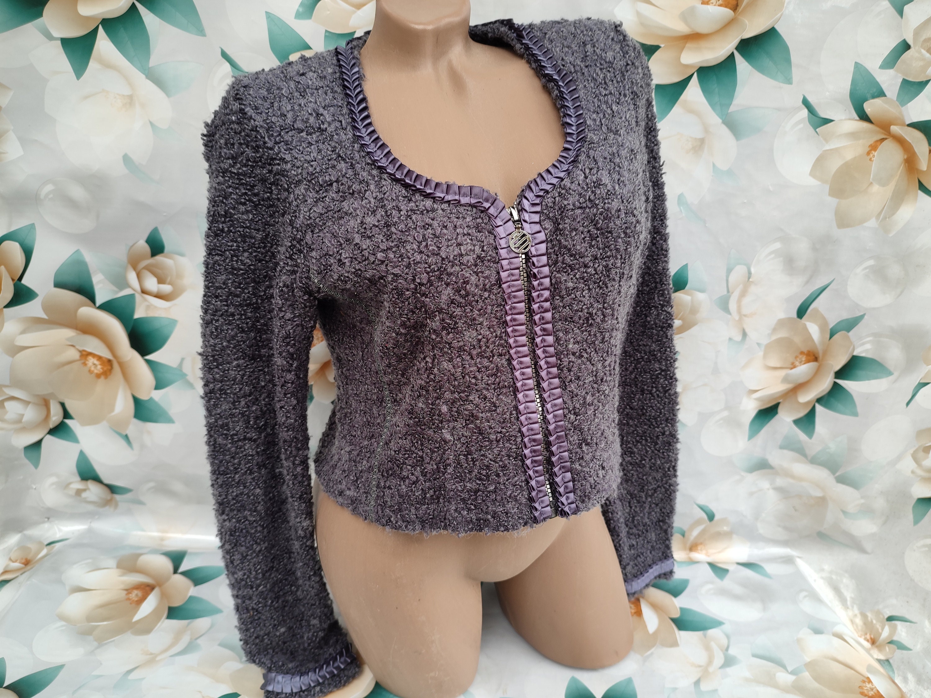 90's REVERSIBLE WOOL CARDIGAN/GRAY 【公式通販】