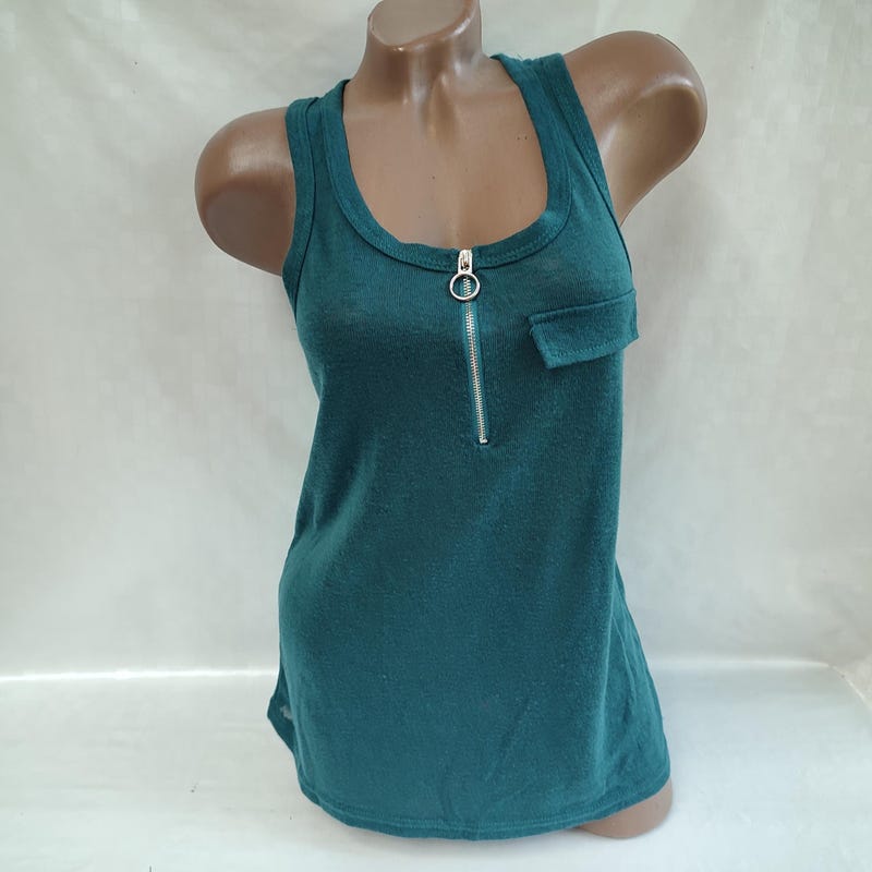 Odil Tank Top Smokey Turquoise