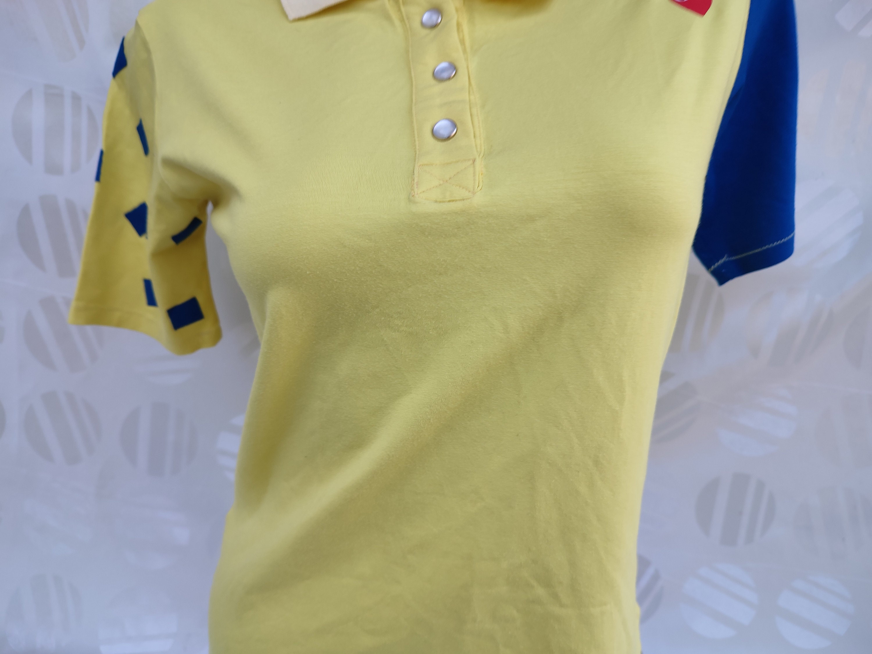 Multicolored Striped Polo Shirt 90s Jantzen T-shirt Collared