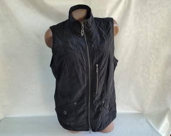 Nike Vintage 90s Down Puffer Vest Jacket Navy Rare Warm Bomber Mens Size M