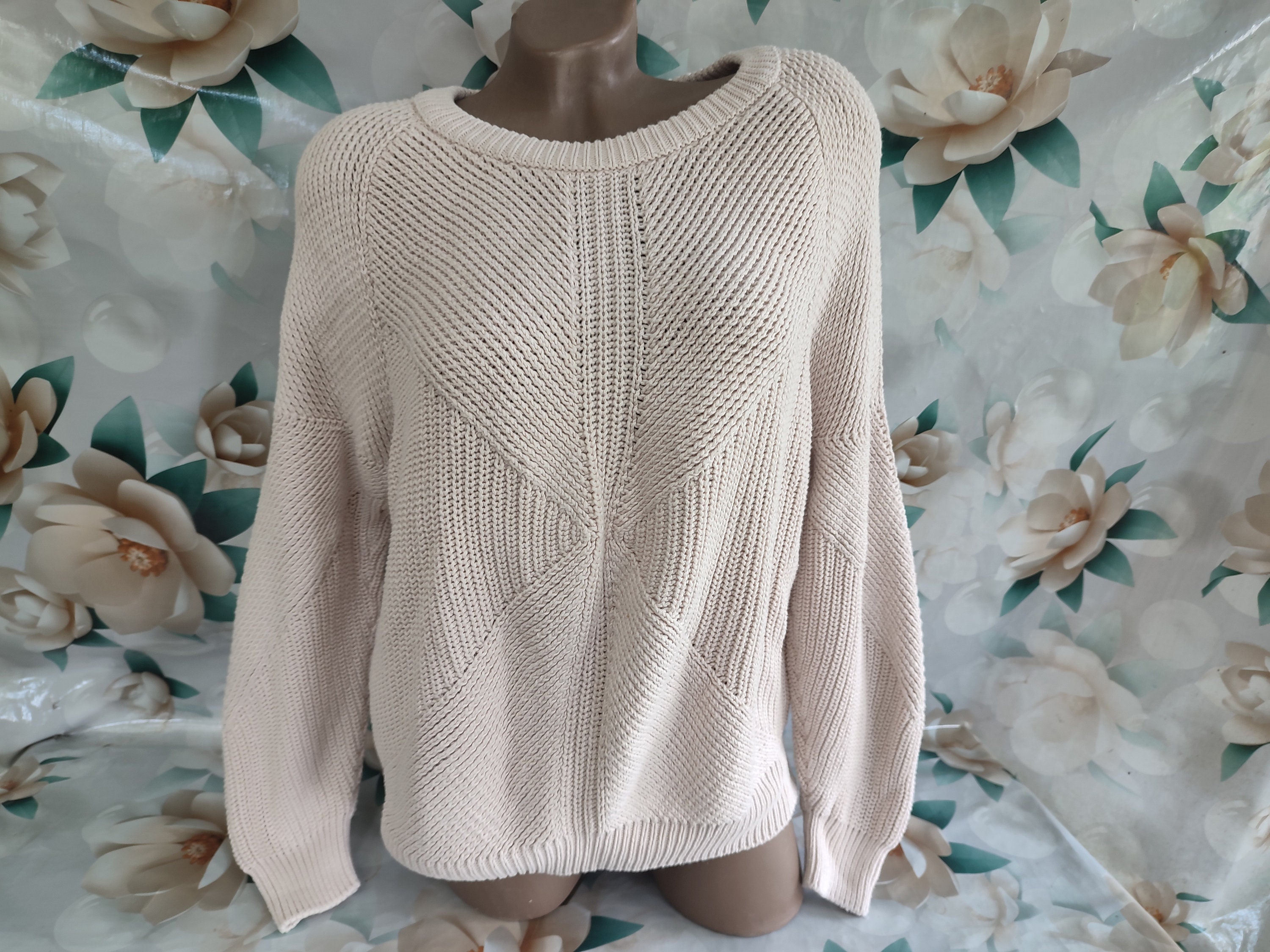 Thick Cotton Sweater Etsy