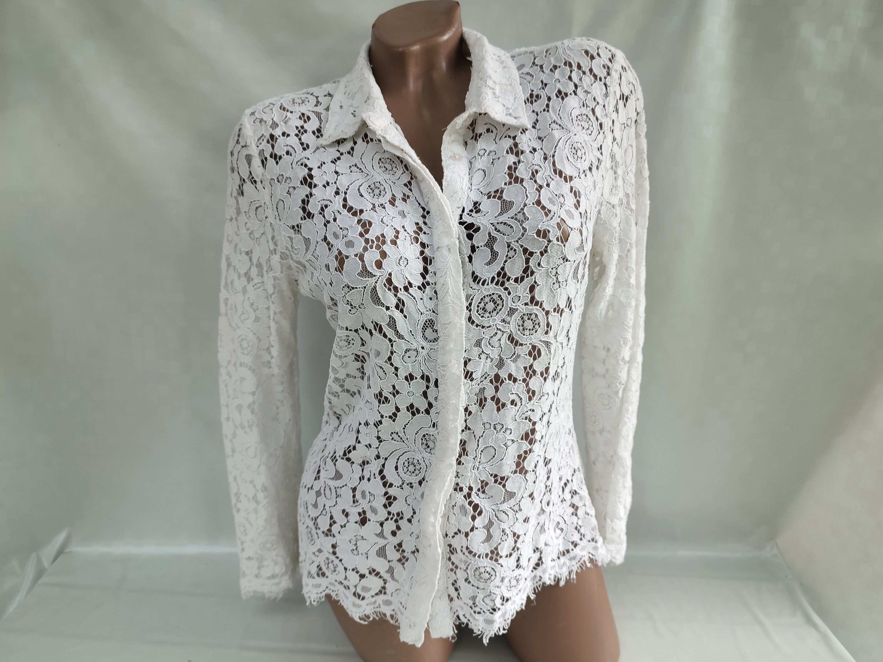 Chemisier vintage dentelle hotsell
