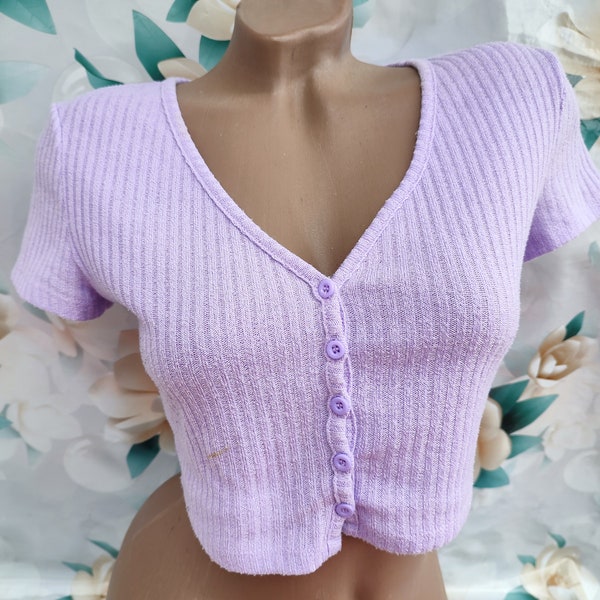 Catalina Cap Sleeve Top (lilac)