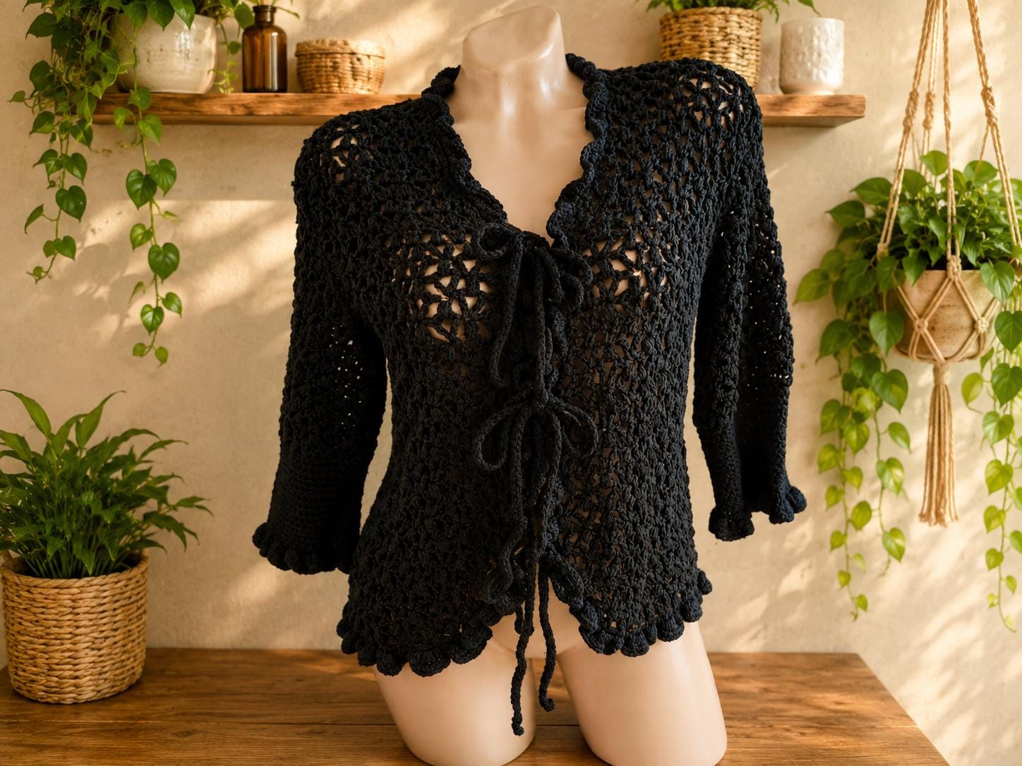 Lace Cardigan 90s - Etsy