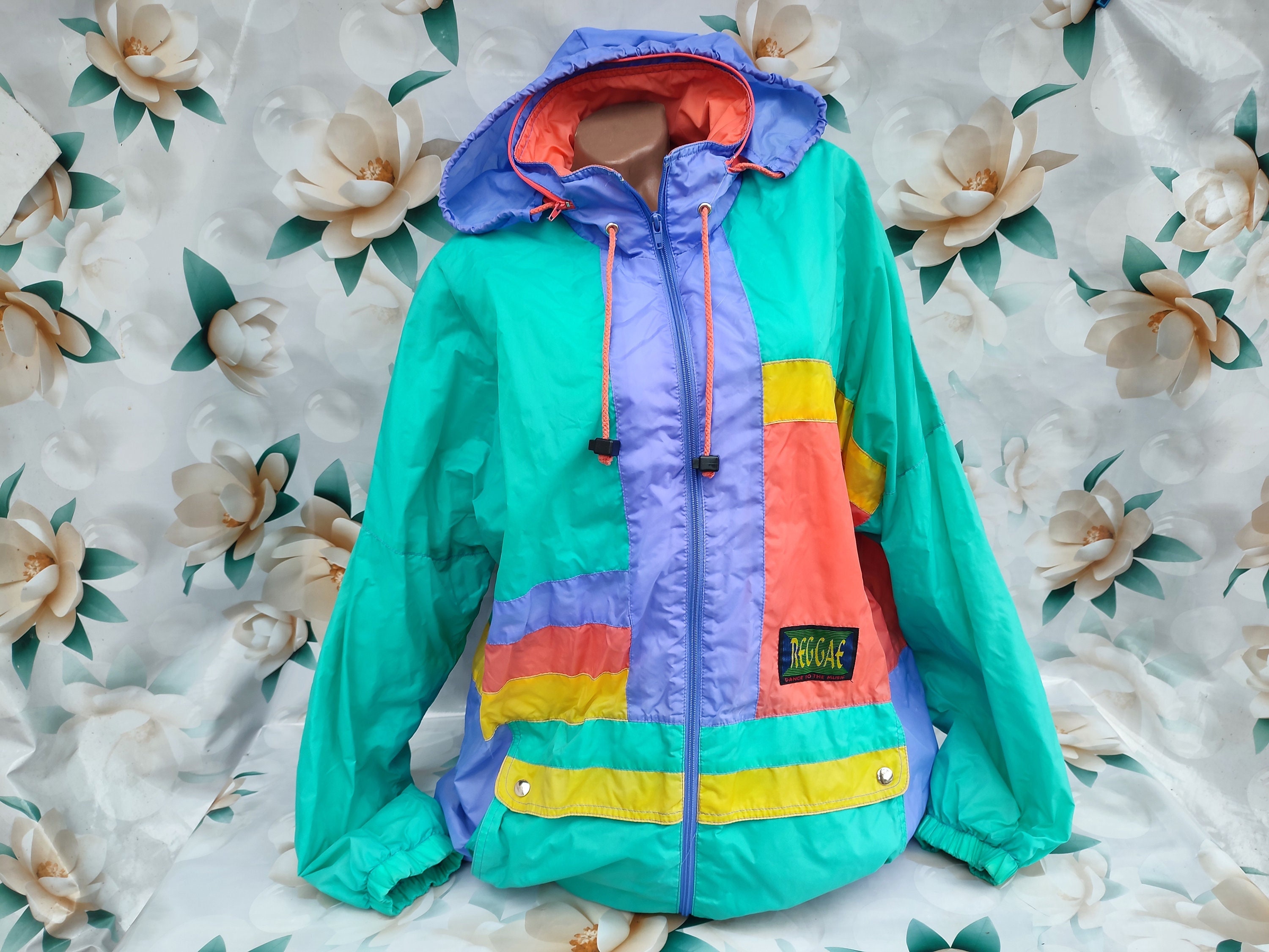 Multicolor Windbreaker