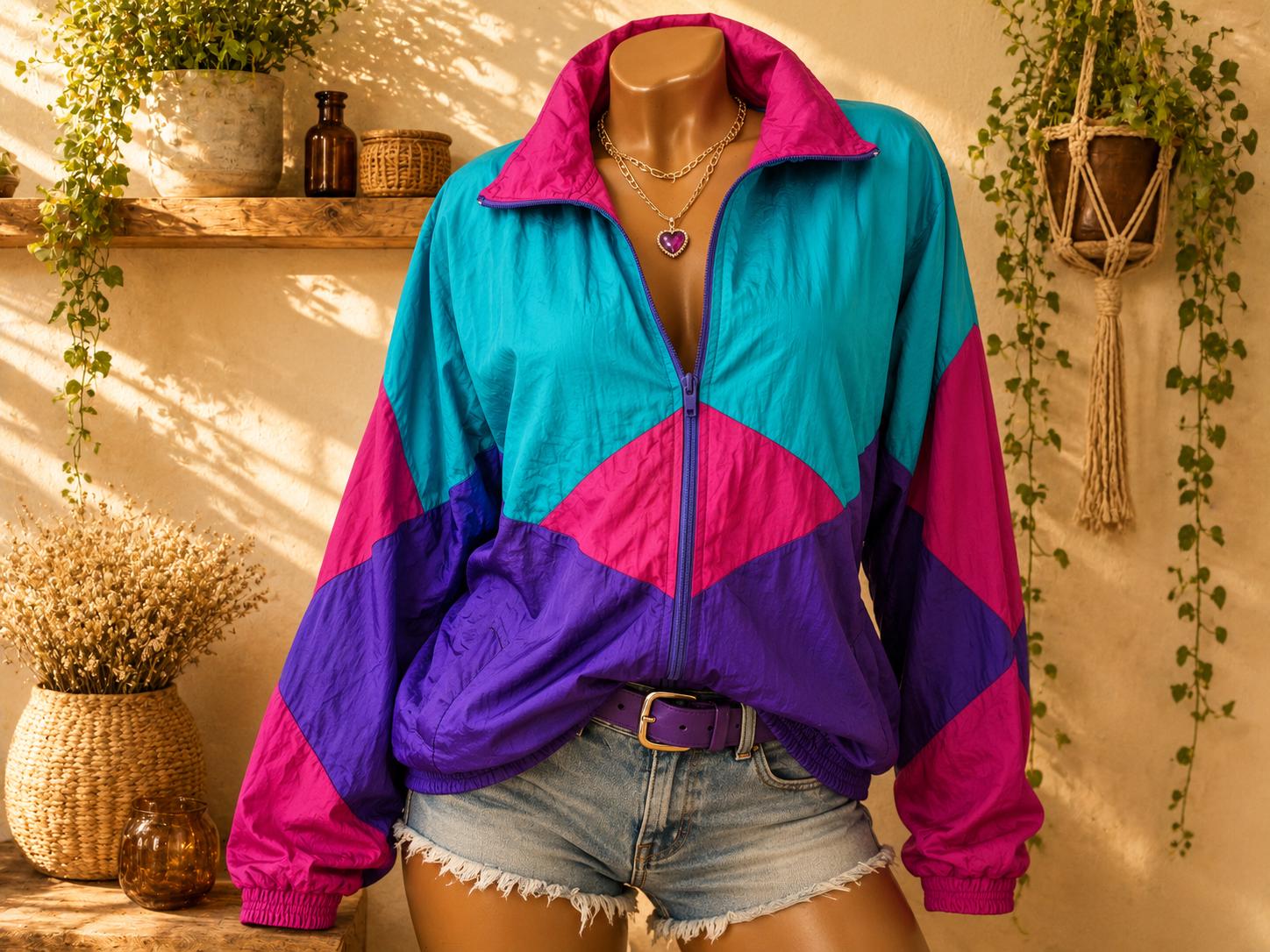 Retro windbreaker - Etsy 日本