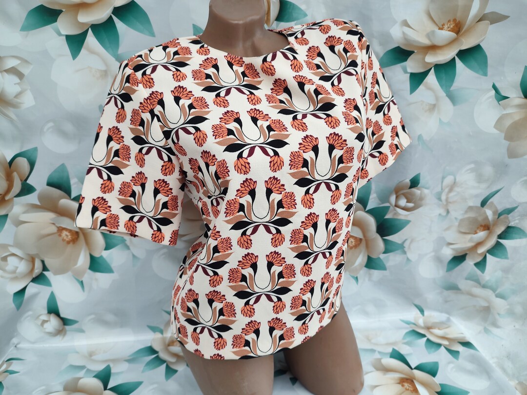 Vintage 00s white boho top