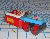 Vintage 1950s Marx Linemar Tin Litho 15 Tons Friction Road Roller Made In Japan VG