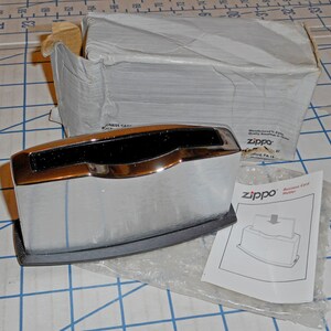 Official Zippo Promotional Business Card Holder No. 40021 MIB