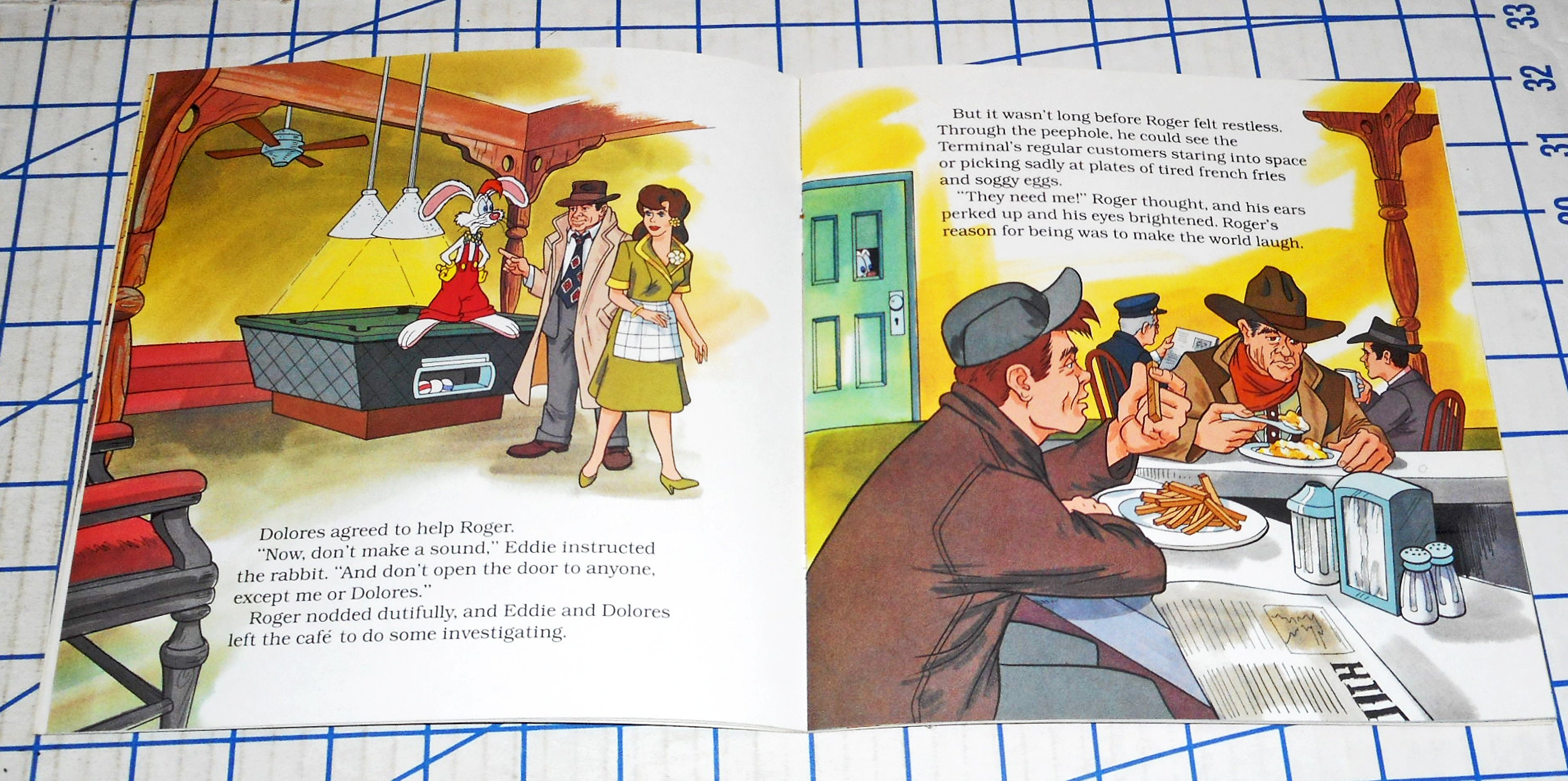 Disney Who Framed Roger Rabbit Make the World Laugh Book 1988 Amblin ...