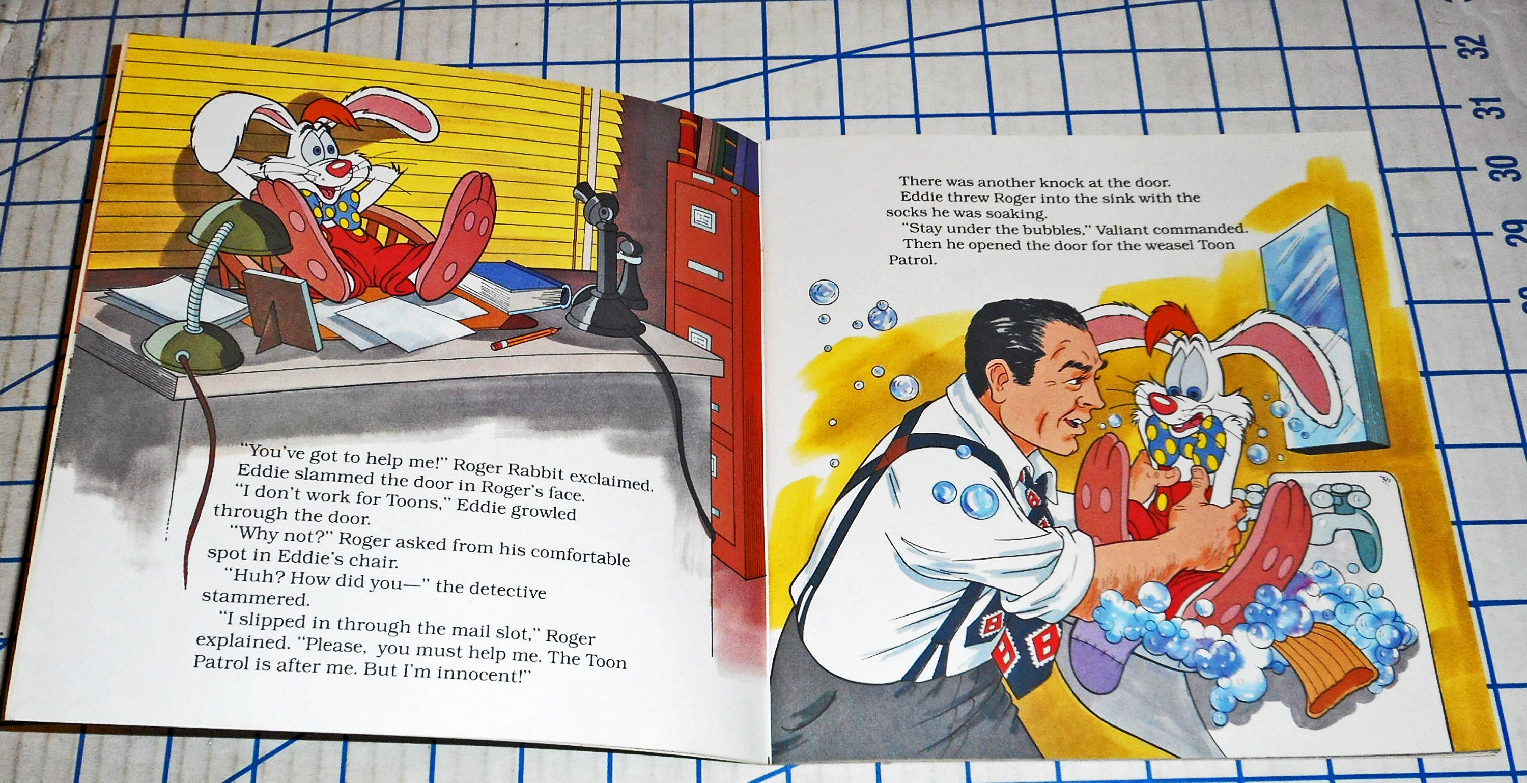 Disney Who Framed Roger Rabbit Make the World Laugh Book 1988 Amblin ...