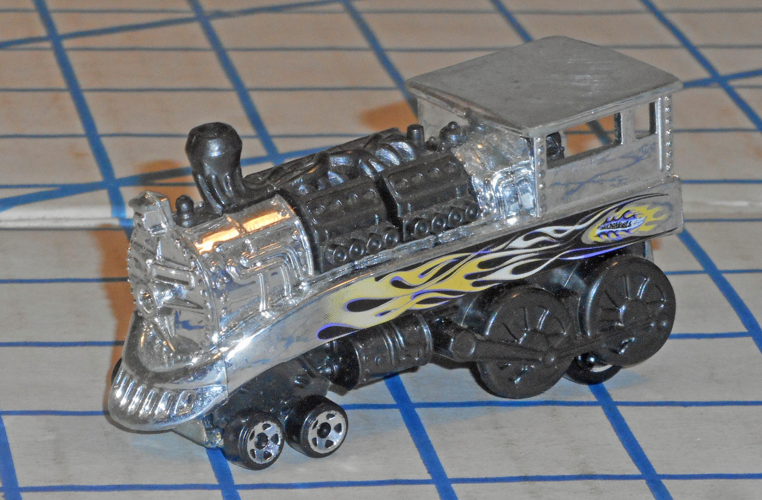 Hot Wheels Rail Rodder Diecast Locomotive Dragster