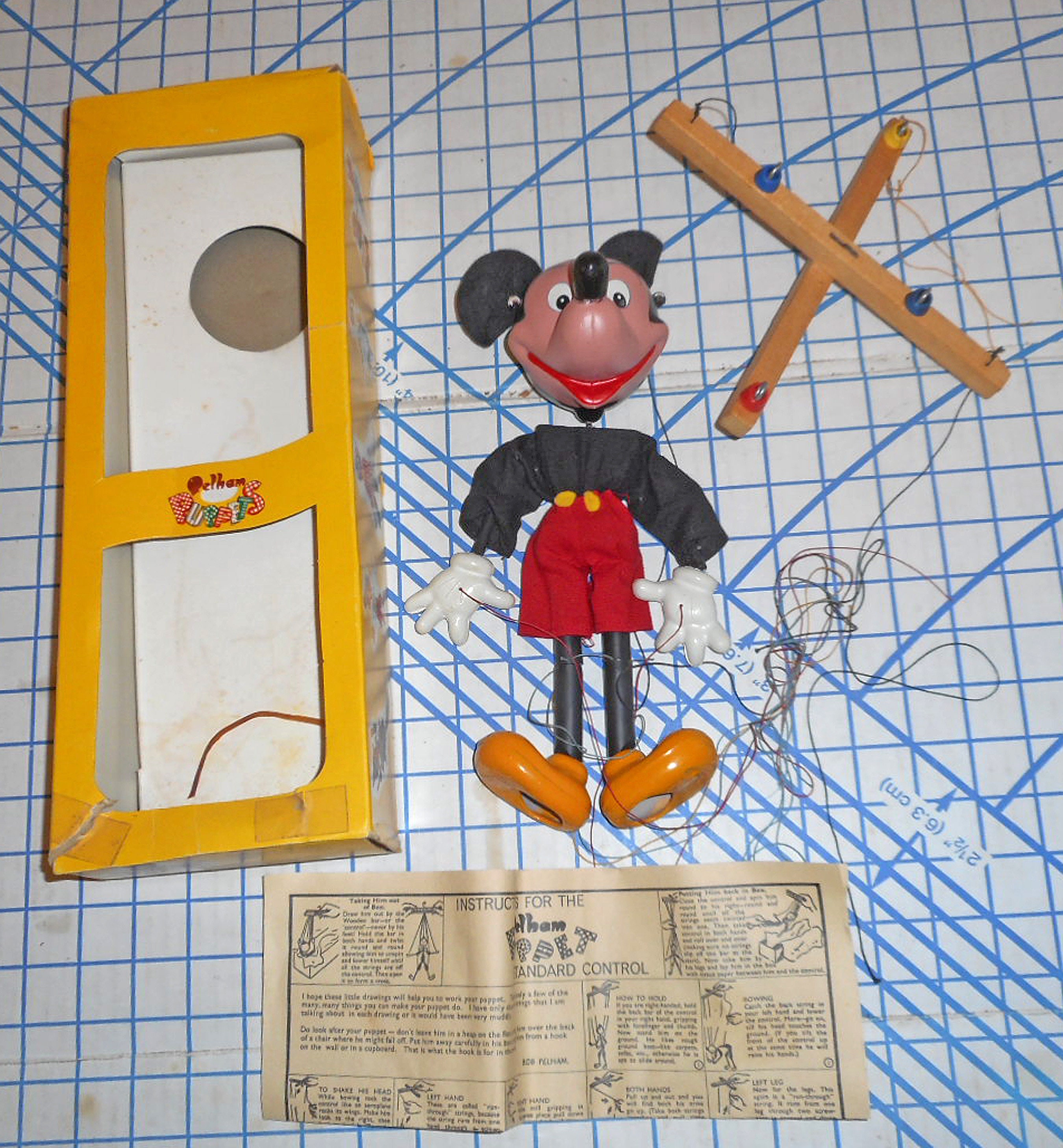 Pelham PUPPETS ペルハムパペット マリオネット ミッキーと