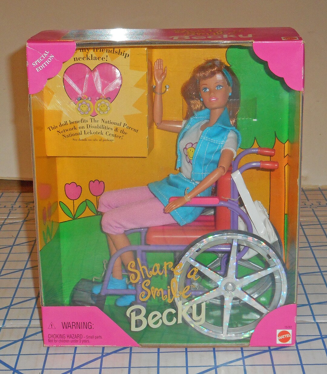 Barbie Doll Becky Share A Smile Wheelchair Doll 1993 Nevr Removed From Box - Etsy