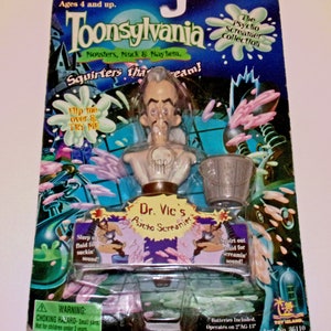 Toy Island Dreamworks Pangea Toonsylvania Dr. Vic’s Psycho Screamer 1998 MOC