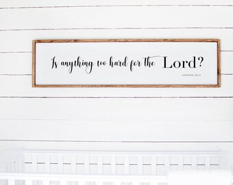 Genesis 18:14 Scripture Wall Art, Bible Verse Print (Digital Download)