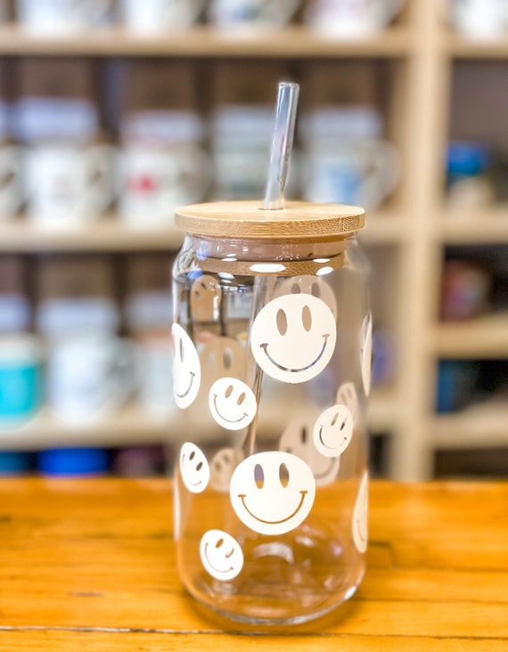 Bamboo Lid and Straw, Beer Can Glass, Iced Coffee Glass Lid, Beer Can Glass  Lid, Bamboo Lid, Iced Coffee Straw, Glass Straw, Plastic Straw -  Israel