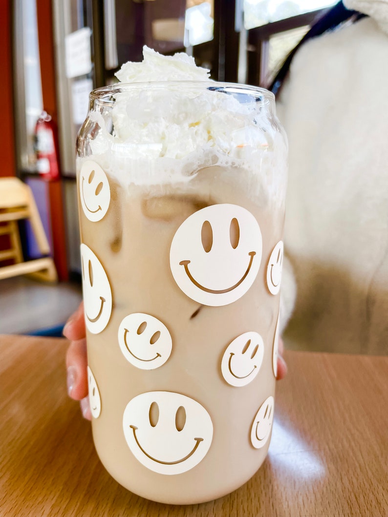 Wholesale Beer Can Glass With Bamboo Lids and Glass Straws Etsy Australia